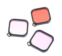 QUMIIRITY 3pezzi Filtro Per Lenti Da Immersione Per Fotocamera Filtro Per Immersioni Custodia Protettiva Accessorio Per Snorkeling Materiale Ad Alta Trasmissione