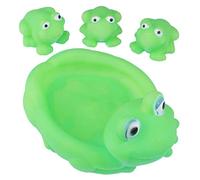 QUMIIRITY 4 Giocattoli da Bagno per Animali Squeaky Giochi Galleggianti per Bagnetto e Piscina per Rendere Momento Del Bagno Facili da Afferrare e Leggeri