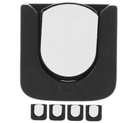 QUMIIRITY 5 Pezzi Monte a Parete Magnetica Remoto Montare Montato Parete Porta Telecomando Magnetico Chiave Bft Telecomando Magnete Porta Del Supporto a Parete Nero Plastica