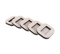 QUMIIRITY 5pcs Pulley Pulina Anti-slille Pulina Cappa Gambe Assenso Felt Piedi Pads Mobili Arresso Cash