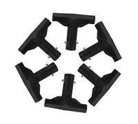 QUMIIRITY 6 Connettori T per Cover per Fibra Resistente Antiribaltamento Accessori Sostitutivi per Sicurezza e Riduzione Rumore