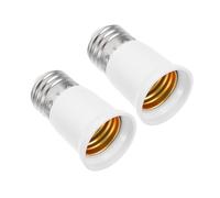 QUMIIRITY Adattatore Portalampada E27 Prolunga 65mm, Convertitore Per Lampadine Led e Apparecchi Di Illuminazione, Estensione Portalampada Per Plafoniere, Lampade Da Terra e Applique, Set Da 2 Pezzi