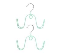 QUMIIRITY Appendino per Scarpe in Acciaio Inox Resistente 2 Pezzi, Stendibiancheria per Stivali e Pantofole Ganci Doppio per Asciugatura, Organizzatore Scarpe da Esterno per Balcone e Uso