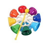QUMIIRITY Campanelli Mano Colorati Toni Per Educazione Precoce Strumento Musicale Per Sviluppo Della Coordinazione e Percezione Sonora Perfetti Per Asili e Lezioni Di Musica