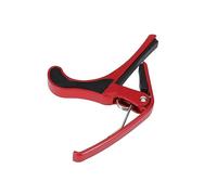 QUMIIRITY Capotasto Chitarra Professionale Rosso Leggero e Facile Per Chitarra Ukelele Banjo e Mandolino Design Elegante e Resistente Per Musica Acustica Ed Elettrica