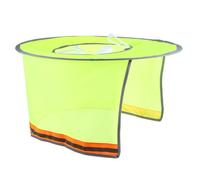 QUMIIRITY Cappello Protezione Solare per Visiera e Strisce Riflettenti per Elmetto da Costruzione Protezione per Viso e Accessorio Pratico per Lavori Esterni e Giardinaggio