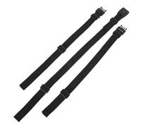 QUMIIRITY Cinghia di Sicurezza per Passeggino a 3 Punti Regolabile in Nylon Nero Imbracatura per Seggiolone e Triciclo Sostituzione Cinghie Seggiolino Fibbia Accessorio Sicurezza