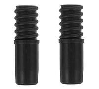 QUMIIRITY Connettore per Asta Filettato 2 Pezzi, Adattatore per Manico di Scopa in Plastica Resistente, Ricambio Punte Filettate per Manici di Scopa e Prolunghe, per Utensili Pulizia