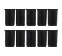 QUMIIRITY Contenitori in Plastica Neri per Pellicole con Coperchio, 10 Pezzi Resistenti agli Urti e Facili da Trasportare, per Conservare Pellicole Fotografiche e Piccoli Accessori