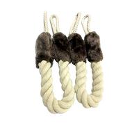 QUMIIRITY Corda Fermaporta Decorativa Resistente Anticollisione per Maniglie Porte, Protezione per Ragazzo Ragazza Contro Morsi, Set 2 Pezzi per Porte che Sbattono