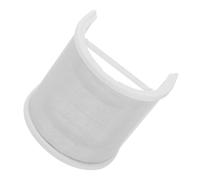 QUMIIRITY Filtro Anti-pop Per Microfono Portatile a Forma Di u in Metallo Bianco, Protezione Anti-vento Per Microfono, Copertura Antivento Resistente Per Registrazione e Trasmissione in Diretta