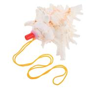 QUMIIRITY Fischietto Forma Di Conchiglia Naturale Strumento Decorativo Conchiglia Design Elegante Per Eventi e Cerimonie Aggiunge Un Tocco Di Stile All Arredamento Domestico Oggetto Arte
