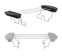 QUMIIRITY Griglia Scaldapane 2 Pezzi in Acciaio Inox, Porta Toast per Macchina per Toast, Accessorio Cucina per Mantenere Caldo Pane, Adatto per Uso Domestico e Preparazione Panini