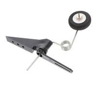 QUMIIRITY Kit Carrello di Atterraggio Aeromodello Rc 10 CM Supporto e Ruota Posteriore Resistente e Stabile per Aerei Giocattolo Fino a 60 Livello Accessori Modellismo Fai da Te