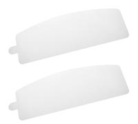 QUMIIRITY Lenti Protettive Esterne per Casco Sabbiatura 0,5mm Spesse, Copertura Antipolvere, Set 2 Pezzi per Protezione Viso Industriale ad Alta Definizione