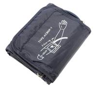 QUMIIRITY Misuratore di Pressione da Braccio Manuale Cinghia Regolabile e Connettore, Polsino Portatile Resistente per Uso Domiciliare e Clinico, Accessorio Fascia Superiore Pieghevole Blu