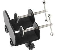 QUMIIRITY Morsetto Da Tavolo Regolabile in Metallo Cuscinetti Antiscivolo, Set Da 2 Pezzi Per Supporto Microfono e Braccio Sospeso, Clip Di Fissaggio Per Uso Domestico Su Scrivania e Letto