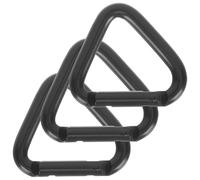 QUMIIRITY Moschettone Grande e Piccolo 3 Pezzi Triangolare in Lega di Alluminio per Alpinismo e Fissaggio Chiavi