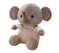 QUMIIRITY Peluche Elefante Morbido Imbottitura in Piuma Per Ragazzo Ragazza, Bambola Di Peluche Confortevole e Resistente, Giocattolo Rilassante Per Casa, Auto e Cameretta