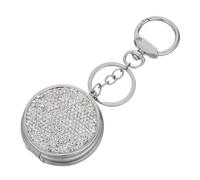 QUMIIRITY Portachiavi Porta Pillole Portatile in Metallo Piccolo Organizer per Medicinali con Scomparti Separati, Custodia Compatta per Viaggi e Uso Quotidiano, Supporto Esterno Facile