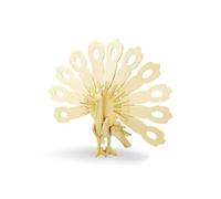 QUMIIRITY Puzzle Di Legno 3d Simulazione Di Pavone Per Bambini, Set Da Assemblare 21,5x18,5x9,5 Cm, Giocattolo Educativo Creativo Per Sviluppo Intelligenza e Coordinazione Occhio-mano