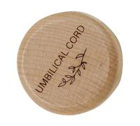 QUMIIRITY Scatola Portasouvenir in Legno per Ombelicale Organizer Compatto con Chiusura Ermetica Custodia Multifunzione per Ricordi Regalo Shower per Bambine