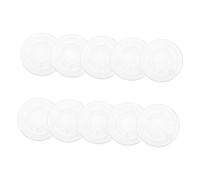 QUMIIRITY Set 10 Pezzi Copripedali Per Effetti Chitarra Trasparenti in Abs, Protezione Pedali Effetto, Accessori Per Strumenti Musicali, Facili Da Fissare, Decorazione Brillante Per Pedaliera