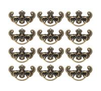 QUMIIRITY Set 20 Pomelli per Cassetti in Ferro Stile Retrò Europeo, Mini Maniglie per Armadietti e Portagioie, Maniglie Multifunzionali per Mobili Design Vintage, Facili da Installare,