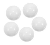 QUMIIRITY Set 5 Perline per Ruota Russa 18mm in Acrilico Bianco, Perline per Giochi di Società e Feste, Accessori Leggeri e Portatili per Tavoli da Gioco Roulette
