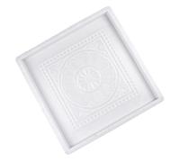 QUMIIRITY Stampo per Mattoni in Plastica Riutilizzabile per Pavimentazione Autocostruita, Stampo Pratico per Cemento Quadrato, per Aree Verdi e Passaggi Esterni