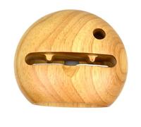 QUMIIRITY Supporto in Legno Lucido per Cellulare con Amplificatore Sonoro Creativo Multifunzionale come Porta Telefono e Porta Penne Design Ergonomico Antiscivolo per Ufficio e Casa