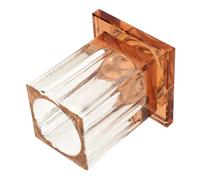 QUMIIRITY Supporto Microfono Desktop Acrilico Porta Microfono Wireless Per Ktv Organizzatore Compatto Per Due Microfoni Design Elegante e Robusto Per Eventi e Streaming