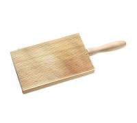 QUMIIRITY Tagliere in Legno per Garganelli Impugnatura Ergonomica, Strumento fare Pasta e Gnocchi, Tavola Compatta per Preparazioni Casalinghe di Pasta Artigianale