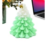 Qumiuu Candela di Natale, decorazione a forma di albero con lunga durata, per Natale, Halloween, feste, matrimoni, autunno, inverno