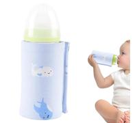 Qumiuu Copri biberon, coperchio isolante per biberon, Copertura isolante per bottiglia di latte notturna, Copri bottiglia d'acqua isolato per bambini Scaldabiberon a temperatura costante per auto e