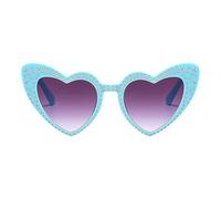 Qumiuu Occhiali da sole con strass a cuore, occhiali da sole con strass alla moda | Occhiali da sole a forma di amore con strass,Simpatica protezione solare, occhiali da sole retrò classici alla moda