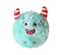 Qumiuu Palla cigolante per Cani di Peluche | Giocattoli interattivi per Cani in Peluche 2 in 1 | Palla di Peluche per Cani di Taglia Piccola e Media, Giocattolo per Animali Domestici con Palla pelosa