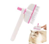 Qumiuu Pettine per animali domestici - Pettine girevole per capelli | Spazzola per capelli autopulente per capelli fuori dal Mauser per cuccioli e mastini nell'ufficio veterinario