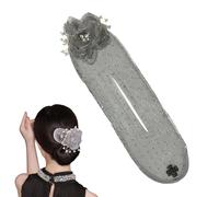 Qumiuu Produttore di panini ciambella, Produttore di nodi per capelli | Elastici per capelli - per capelli riutilizzabili, Donuts Ring Styler, Dutt Maker strumento per capelli per vacanze,