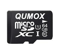 QUMOX 64GB Scheda memoria MICRO SD MEMORY CARD CLASS 10 UHS-I da 64 GB ad alta velocità Velocità di scrittura 20 MB / s Velocità di lettura fino a 40MB / S
