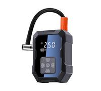 QUMOX Flammante per pneumatici per compressore d'aria portatile-pompa ad aria cordless ricaricabile da 4000 mAh per auto, bici, moto, attrezzature sportive con display digitale, interruzione automatic