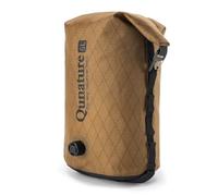 Qunature Borsa Impermeabile 6L, Sacca di Compressione con Valvola di Sfiato, Borsa da Bici per Forcella Manubrio Portapacchi, Zaino Ultraleggera per Bikepacking Ciclismo Escursionismo, Kaki