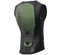 Qunature Giubbino Protettivo per Sci Snowboard, Paraschiena per Sport Estremi, Pettorina Protettiva Trekking Pattinaggio Regolabile Traspirante, Protezione Schiena e Lombari Uomo Donna, Nero, S