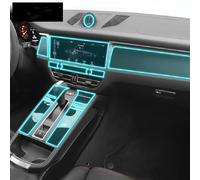 QUNINE Per Porsche Macan 2022-2023, Pellicola Protettiva in TPU Trasparente per Console Centrale Interna Auto Riparazione AntiGraffio