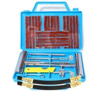 QUNNIE Set di Riparazione Pneumatici da 32 Pezzi, per Auto, Moto, Trattore, Camper