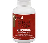 Qunol Mega CoQ10 Softgels, 100 Mg, 120 Count Single & Multi Packs (Two Bottles each of 120 Softgels) by Qunol