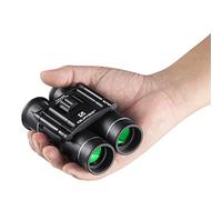 QUNSE Binocolo Tascabile per Bambini e Adulti - 10 x 25 per il Birdwatching Binocolo Pieghevole Compatto con Impermeabile per la Caccia al Turismo di Viaggio