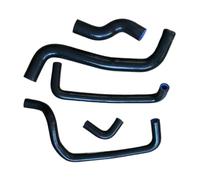 QUNWETX Flessibile per Radiatore Compatibile con Toyota per Corolla per Levin AE111 AE101G 4A-GE 1995 1996 1997 1998 1999 2000 Tubo Flessibile del Radiatore(Black)