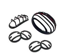 QUNWETX Moto Griglia Protezione Faro Compatibile con CMX500 per CMX300 2020 2021 2023 Faro Anteriore Nero, Indicatore di Direzione, Fanale Posteriore, Griglia di Copertura, Accessori per Moto