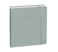 Quo Vadis 041002Q Agenda ESECUTIVO COLOR Multilingua Anno 2027 Colore verde Formato 16x16cm Settimanale 13 Mesi Dic-Dic Carta Bianca con Rubrica Amovibile Copertina Rigida Pastel Con Elastico